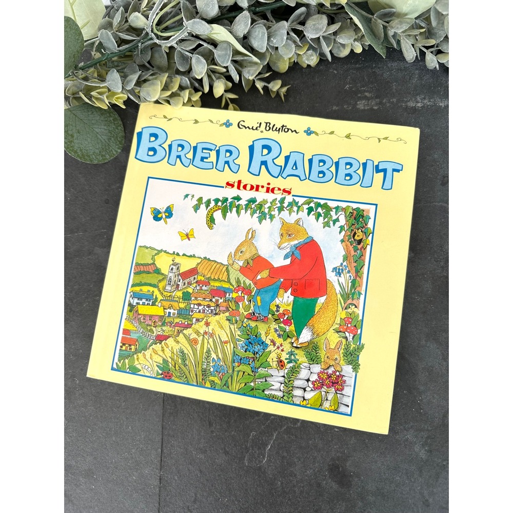 1990 Brer Rabbit Stories Hardcover dust jacket Simon Schuster Enid Blyton